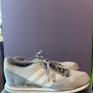 Mens gray adidas sneaker